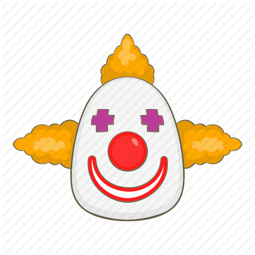 Cartoon, Clown, Colorful, Face, Fun, Joker, Laughing Icon