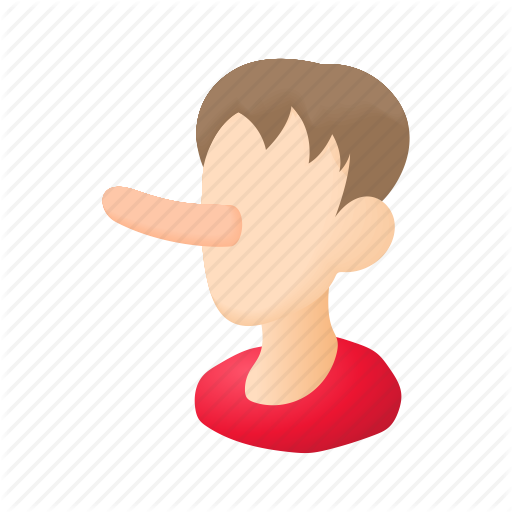 Cartoon, Face, Liar, Lie, Long, Nose, Pinocchio Icon
