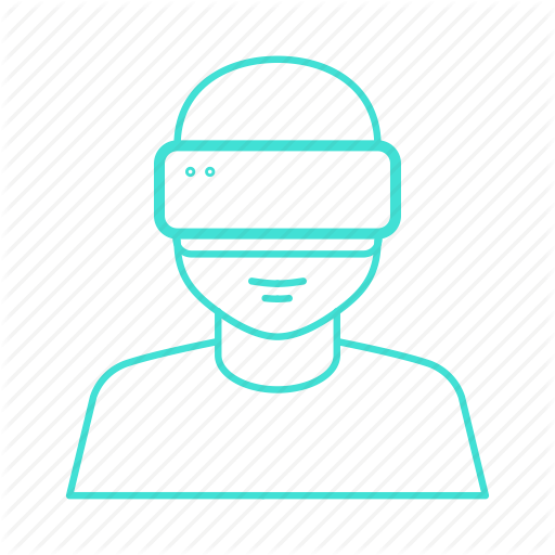 Ar, Augmented, Display, Head, Reality, Virtual, Vr Icon