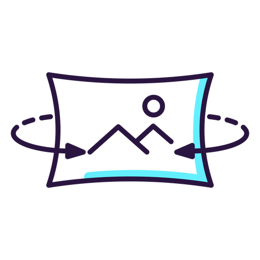 Augmented Reality Rotating Picture Icon