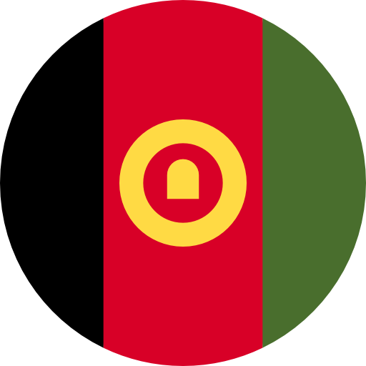 Afghanistan, Arabic, Flag Icon