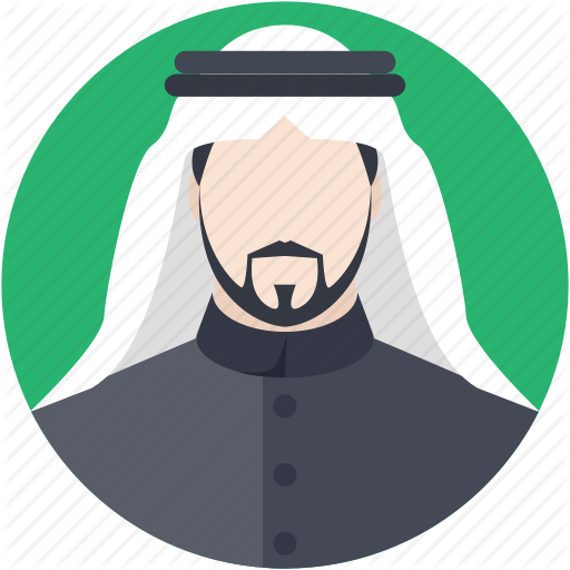 Arab Man, Arabian, Arabic, Kandura, Muslim Icon