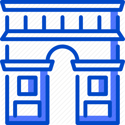 Arc, De, Holiday, Suitcase, Tourism, Triomphe, Vacation Icon