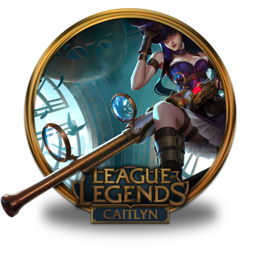 Caitlyn Icon League Of Legends Gold Border Iconset