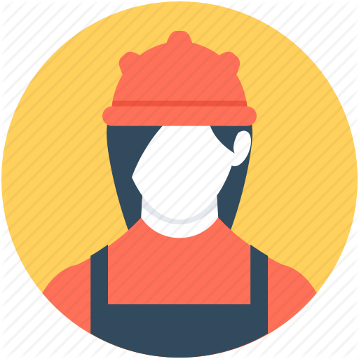 Architect, Avatar, Female Architect, Female Engineer, Worker Icon