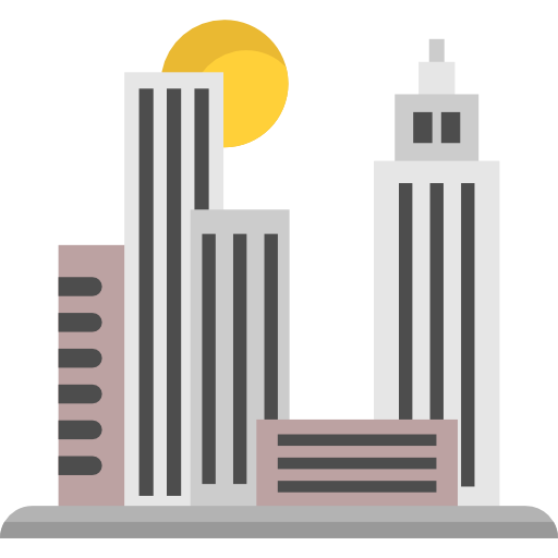 Cityscape, Town, Architecture Icon