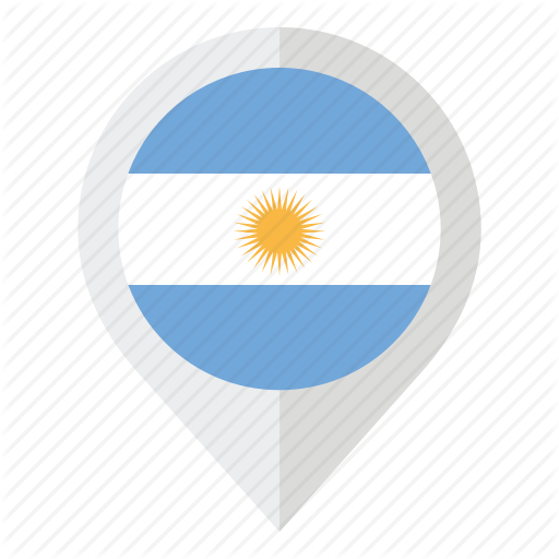 Argentina, Argentina Flag, Country, Flag, Geolocation, Map Marker