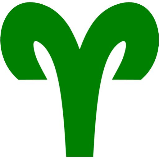 Green Aries Icon