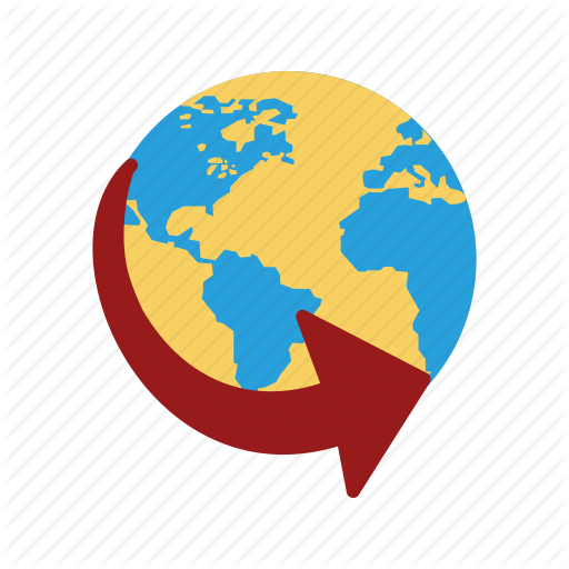 Around The World, Globe, Travel Icon