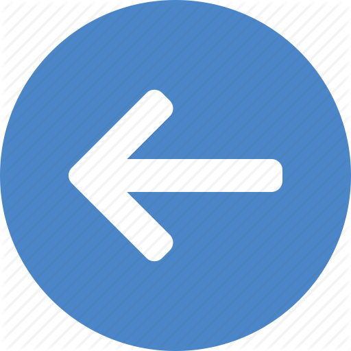 Arrow, Back, Blue, Circle, Left, Previous, West Icon