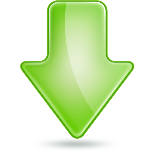 Green Down Arrow Icon Free Icons Download