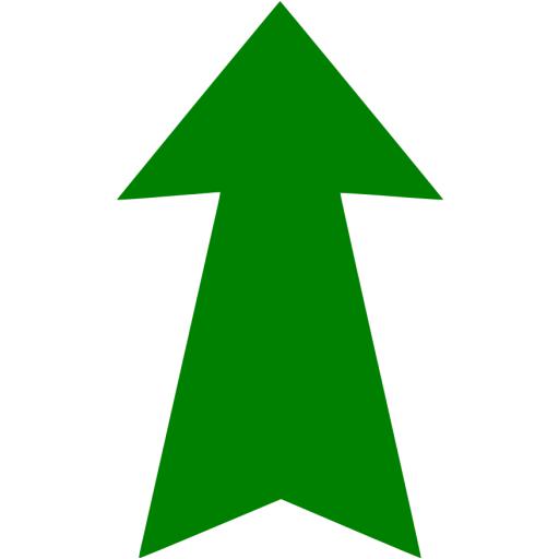 Green Arrow Up Icon