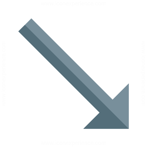 Down Right Arrow Group With Items