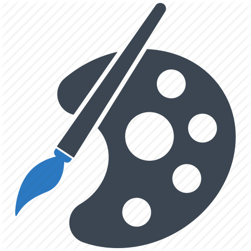 Art, Brush, Color, Paint Icon