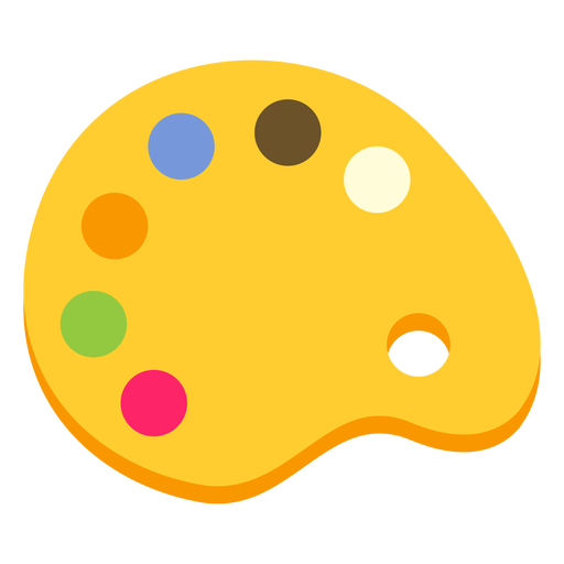 Palette Paint Color Colour Flat