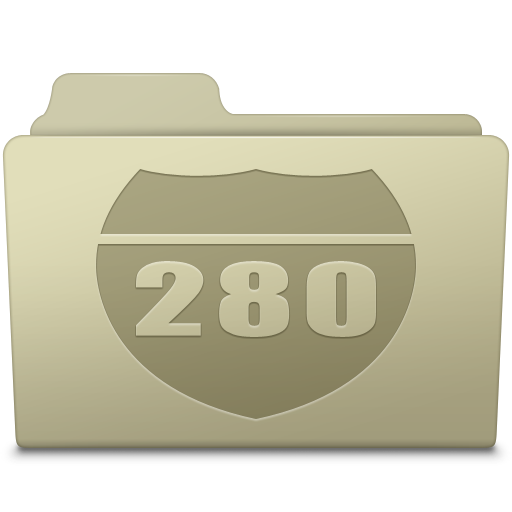 Route Folder Ash Icon Smooth Leopard Iconset Mcdo Design