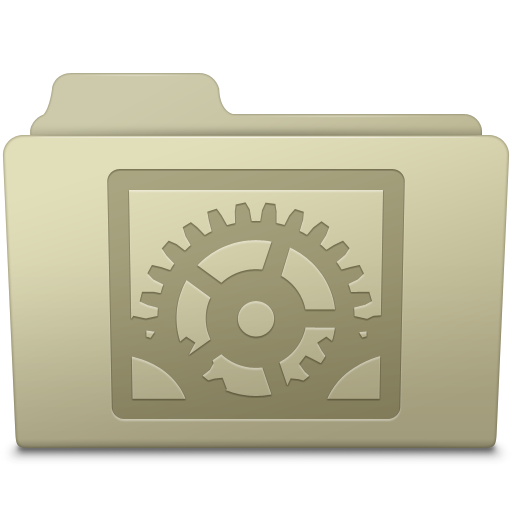 System Preferences Folder Ash Icon Smooth Leopard Iconset Mcdo