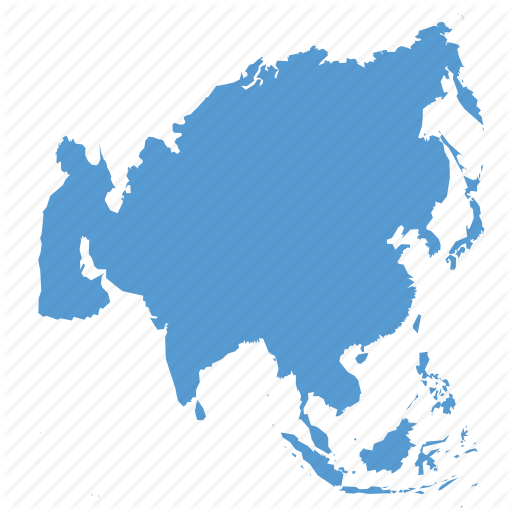 Asia, Continent, Location, Map, Navigation Icon