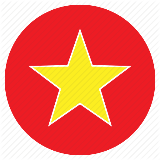 Asia, Country, Flag, Nation, Round, Vietnam Icon