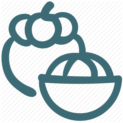 Asia, Food, Fruit, Mangosteen, Thailand, Tropical Icon