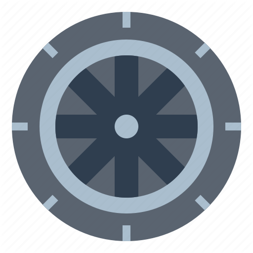 Car, Drive, Tire, Wheel Icon