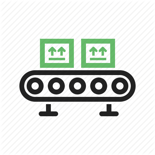 Assembly, Factory, Line, Logistics, Production, Warehouse, Worker Icon