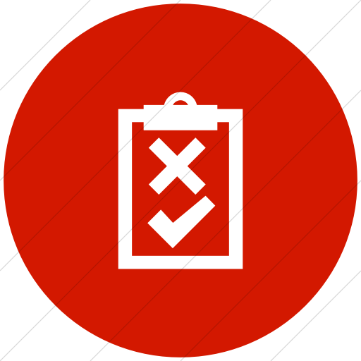 Flat Circle White On Red Ocha Humanitarians Activity