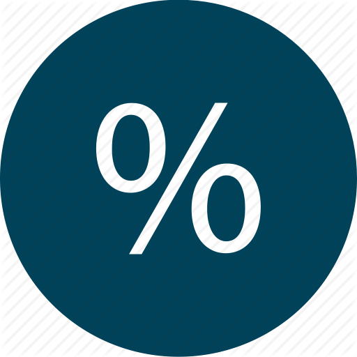 Calculate, Calculation, Circle, Percentage Icon