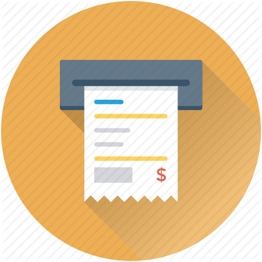 Atm Slip, Atm Withdrawal, Banking, Cash Withdrawal, Transaction Icon