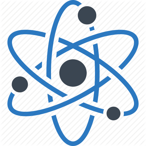 Atom, Chemistry, Physics, Science Icon