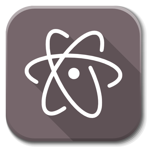 Apps Atom Icon Flatwoken Iconset Alecive