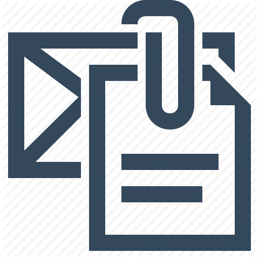 Attachment, Email, Email Attachment, Attachment Icon