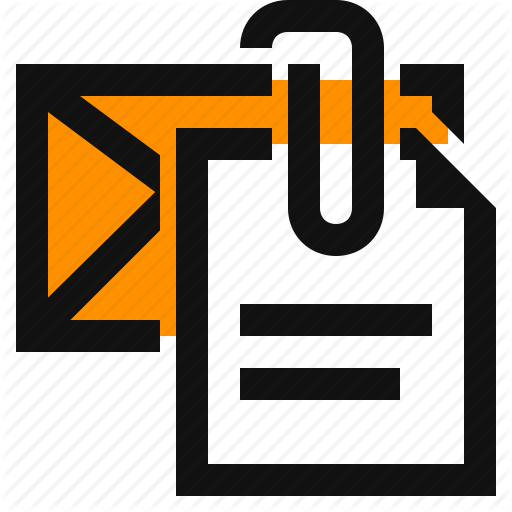 Email Attachment, Attachment Icon