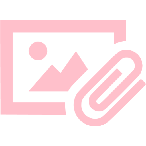 Pink Picture Attachment Icon