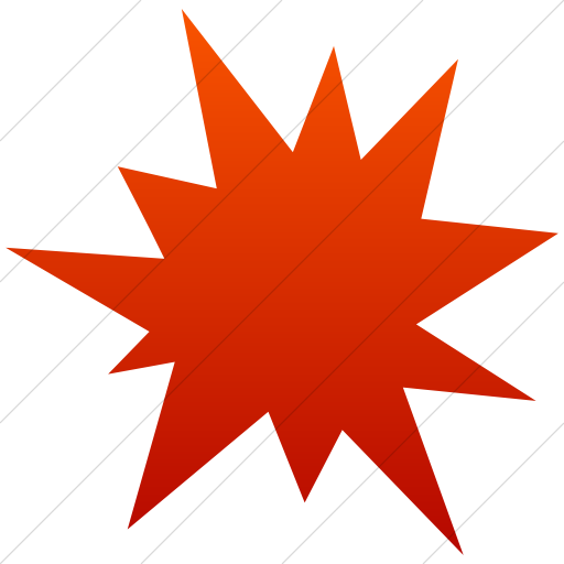 Simple Red Gradient Ocha Humanitarians Security Attack Icon