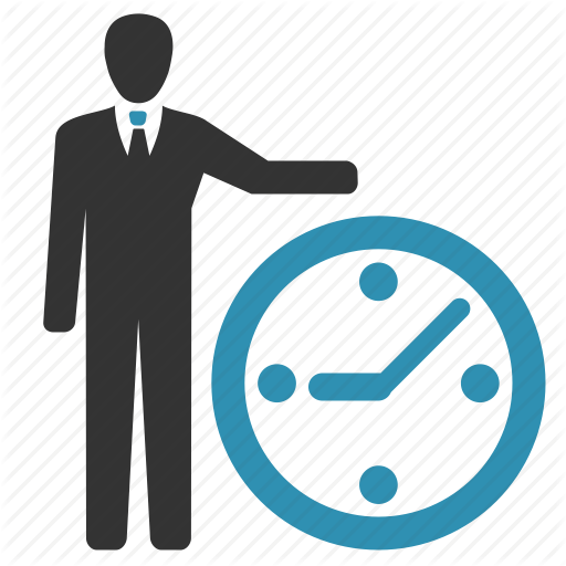 Clock, Management, Productivity, Time, Worker Icon