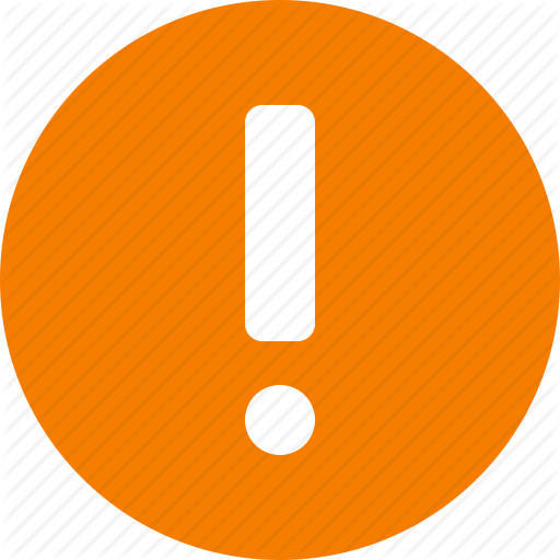 Alert, Attention, Caution, Circle, Danger, Orange, Warning Icon
