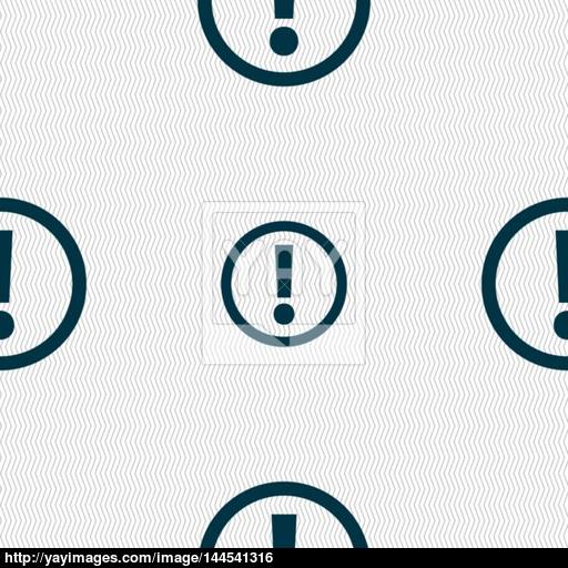 Attention Sign Icon Exclamation Mark Hazard Warning Symbol