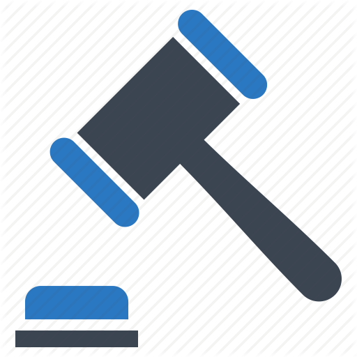 Auction, Gavel, Hammer, Law Icon