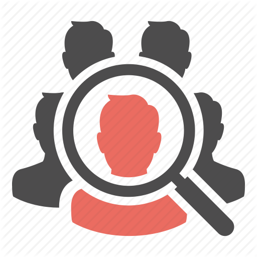 Audience, Find, Group, People, Research, Search, Target Icon