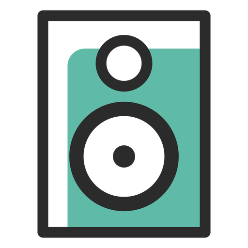 Audio Speaker Colored Stroke Icon