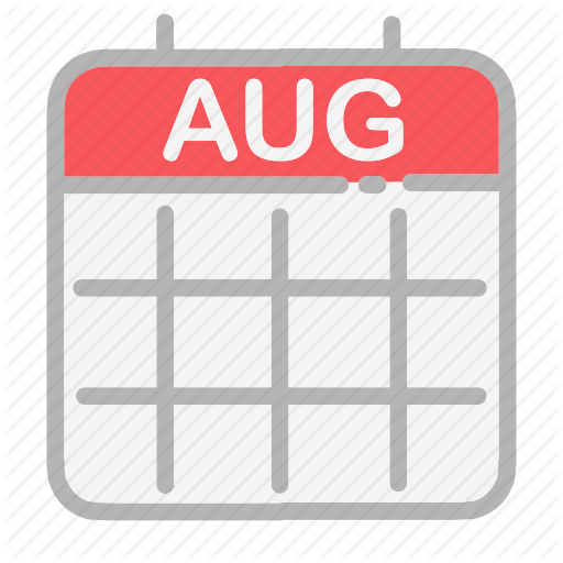 August, Calendar, Date, Dates, Month, Numbers, Ui Icon