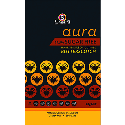 Sugarless Confectionery Aura Sugar Free Butterscotch