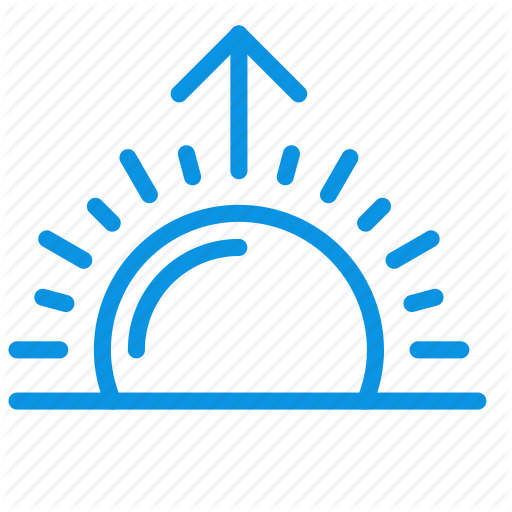 Sun, Sunrise, Weather Icon