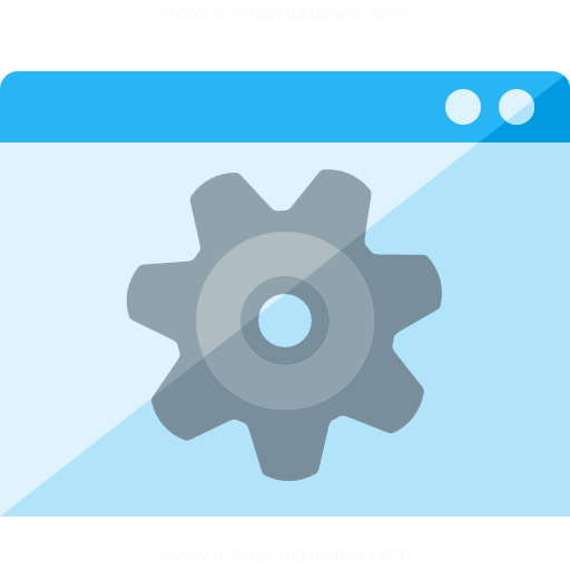 Iconexperience G Collection Window Gear Icon