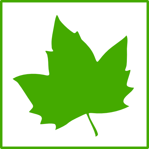 Eco Green Leaf Icon Clipart