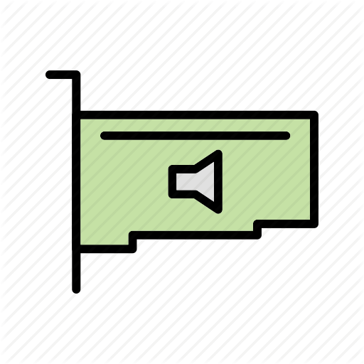 Audio Card, Sound Card Icon
