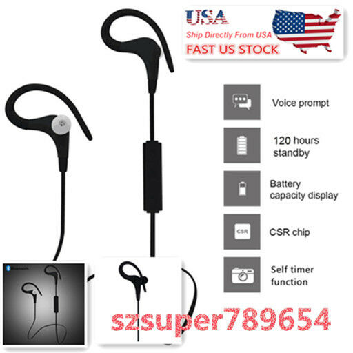 Us Bt Ear Plug Style Bluetooth Headset Wselfie Function