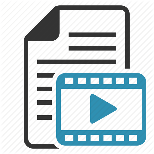 Avi, Document, File, Film, Format, Movie, Page, Video Icon