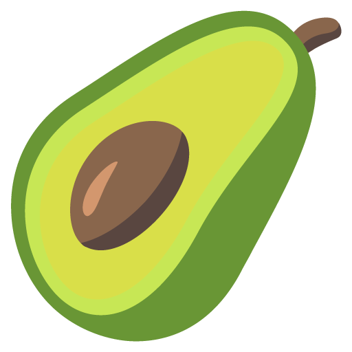 Avocado Emoji Vector Icon Free Download Vector Logos Art